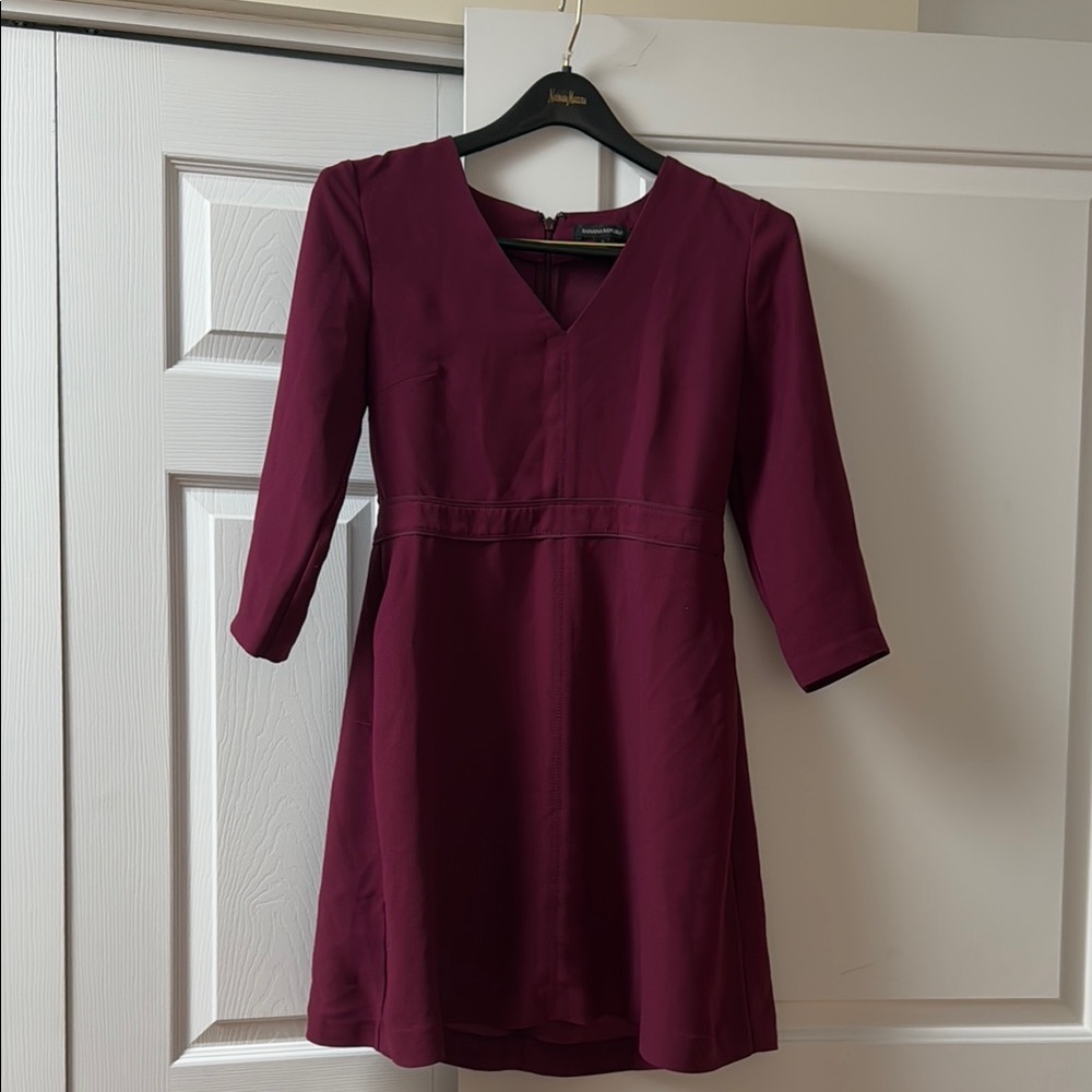 Burgundy Women's Dress